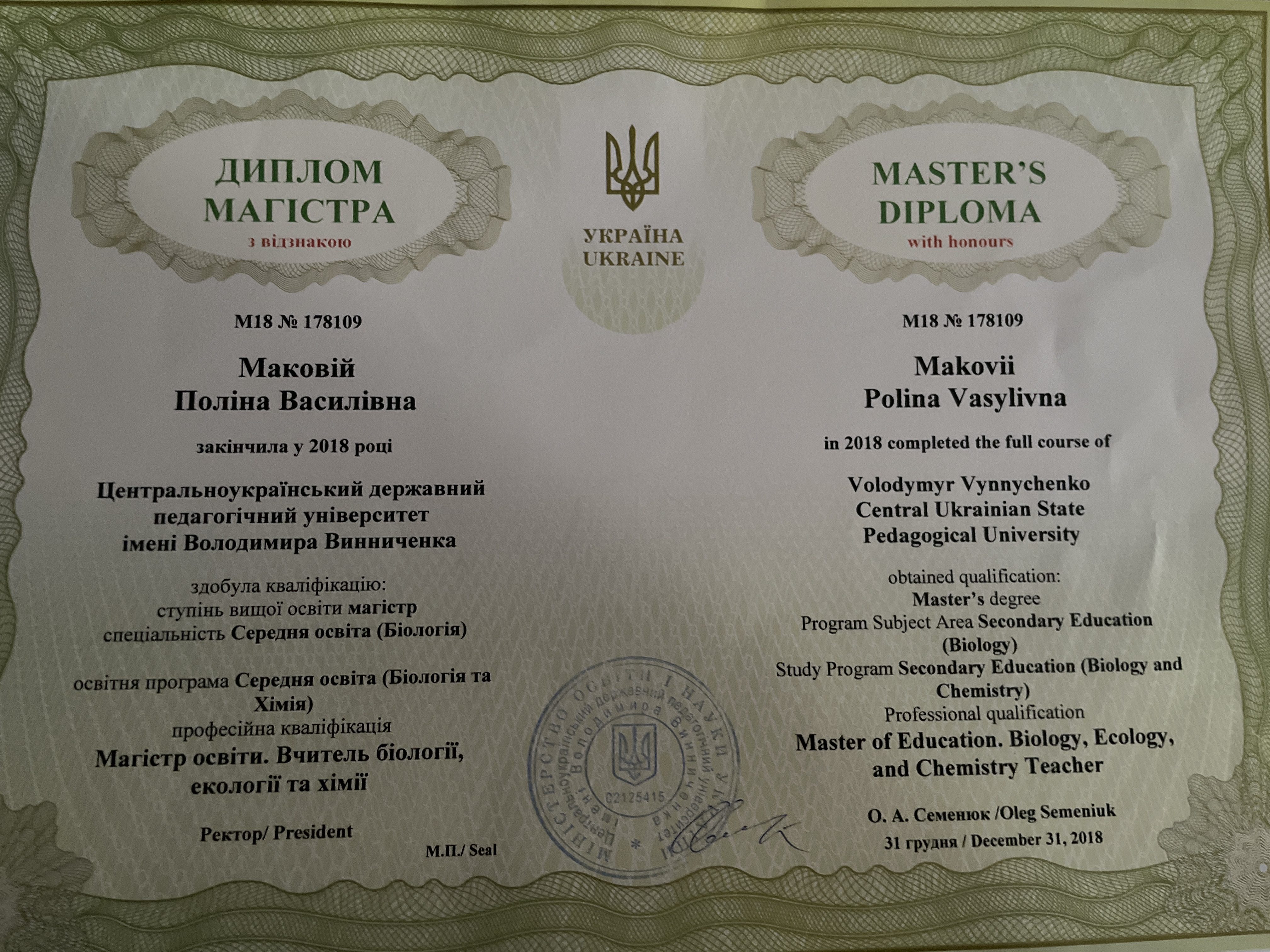 зображення Магістр освіти